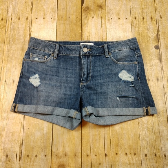 PAIGE Pants - Paige Jimmy Jimmy Destructed Cuffed Denim Shorts